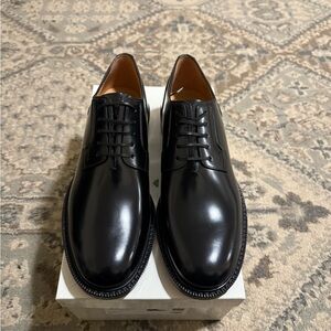 Dior Black Leather Oxfords